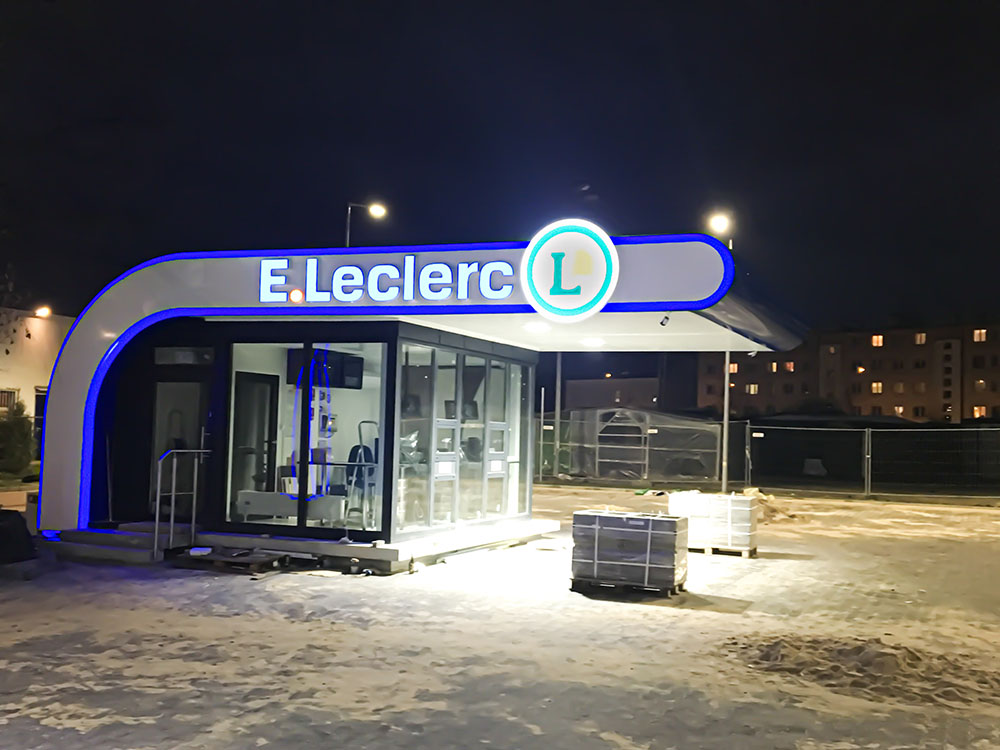 Sklep stacji benzynowej E. Leclerc