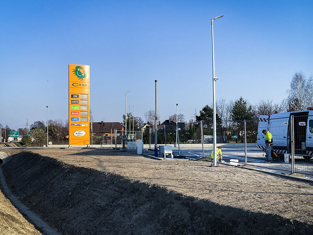 Stacja benzynowa CRAB